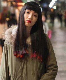 欧美发尾染图片,时尚与个性的完美融合